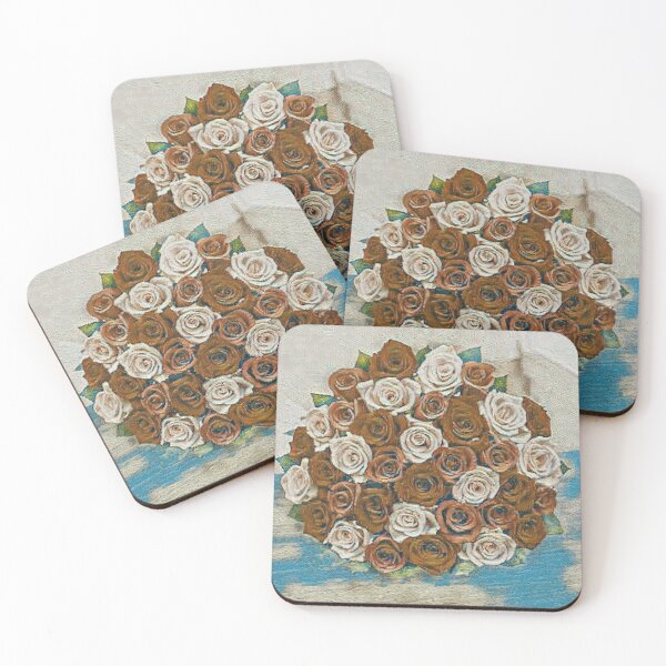 Item preview, GALATHI Bunch of Roses Brown - Flowers designed and sold by Galathi Designs.