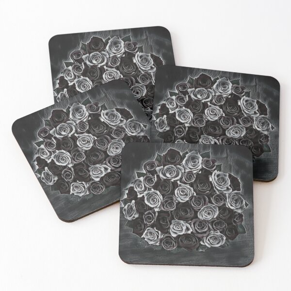 Item preview, GALATHI Bunch of Roses Black - Flowers designed and sold by Galathi Designs.