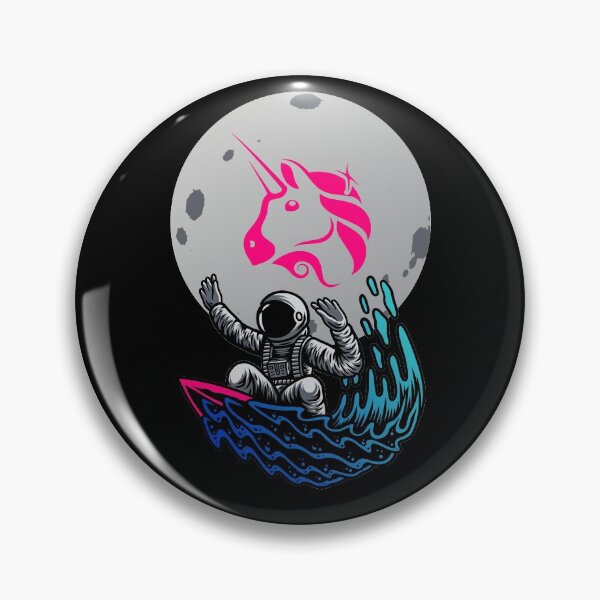 Item preview, Uniswap to the Moon - this is a great gift for every cryptocurrency investor designed and sold by hyggekrog.