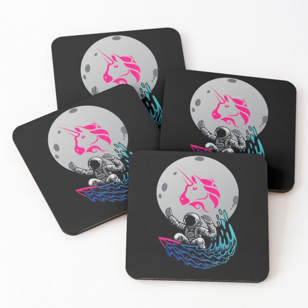 Item preview, Uniswap to the Moon - this is a great gift for every cryptocurrency investor designed and sold by hyggekrog.