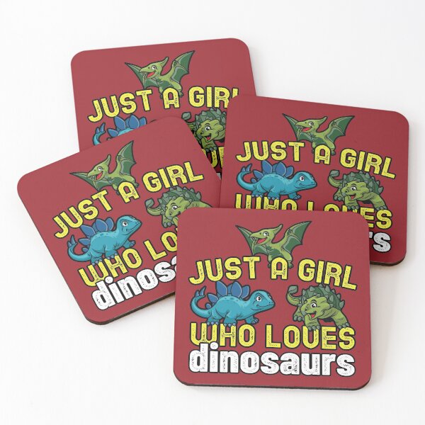 Item preview, Just a Girl who Loves Dinosaurs designed and sold by csoDesign.