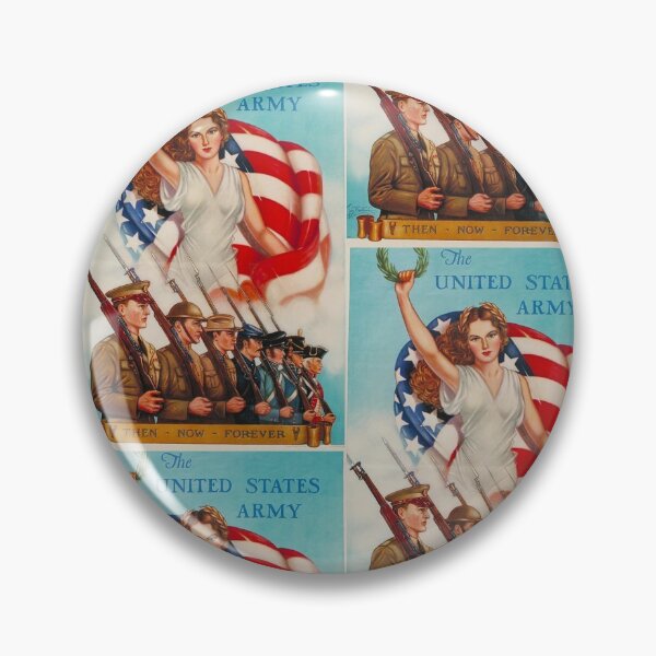 Item preview, "THE UNITED STATES ARMY - THEN, NOW, FOREVER" - World War 2 Painting designed and sold by Arko  Ranger.