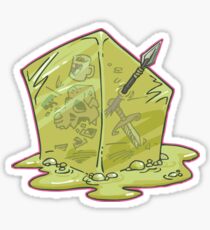 Gelatinous Cube Sticker