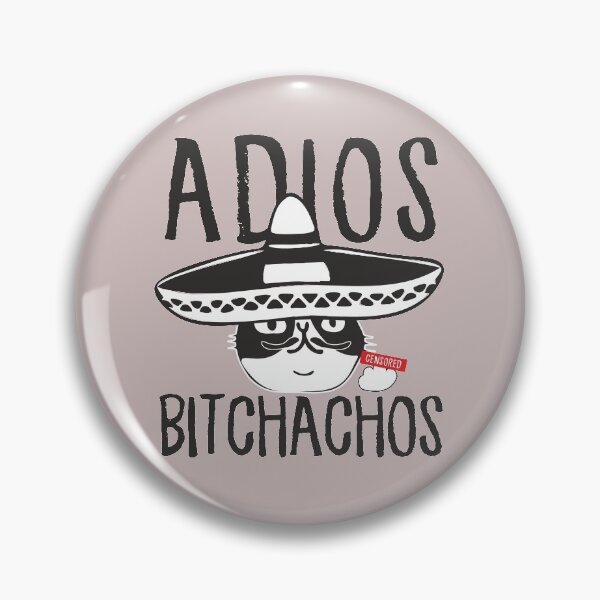 Item preview, Mexican Cat Sombrero Adios Bitchachos Funny Cinco De Mayo Humor Quote designed and sold by alenaz.