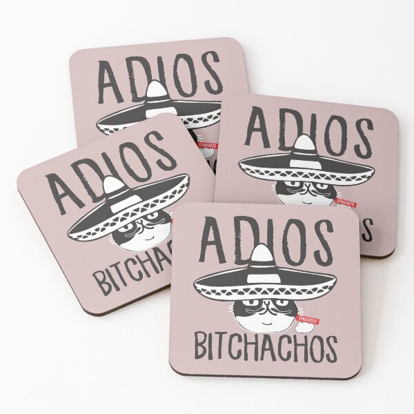 Item preview, Mexican Cat Sombrero Adios Bitchachos Funny Cinco De Mayo Humor Quote designed and sold by alenaz.