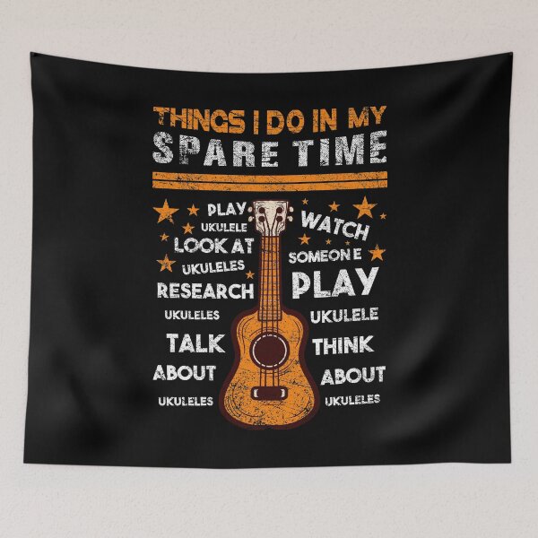 Item preview, Things I Do In My Spare Time Play Ukulele Chords String Tee Music Instruments Band Pluck Strum Beat Tune Appar designed and sold by shirti.
