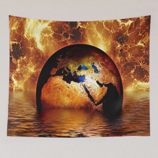Item preview, Intense Moon On Fire Design designed and sold by seelya83.