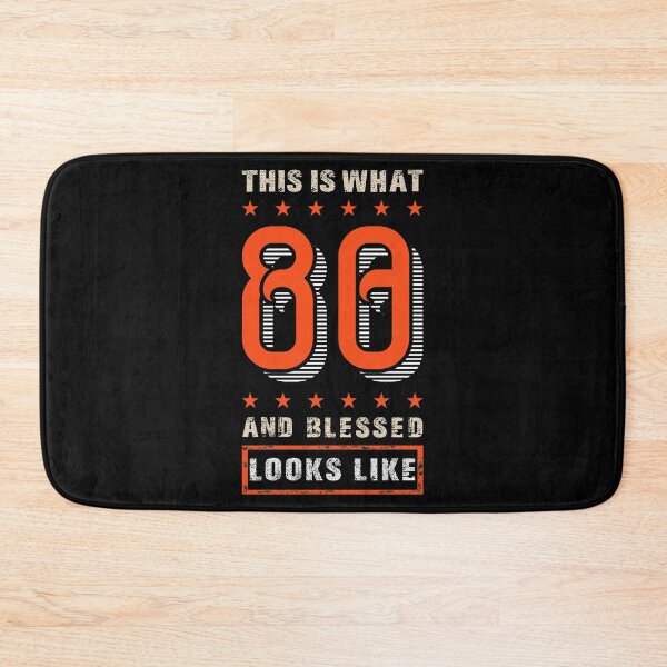 Item preview, This Is What 80 And Blessed Look Like 80th Birthday Party 80 Years Old Cake Blow Candle Celebrate Party Blas designed and sold by shirti.