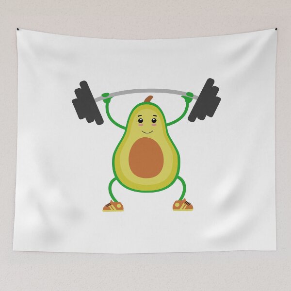 Item preview, STRONG AVOCADO WEIGHTLIFTER designed and sold by UNITEES21.