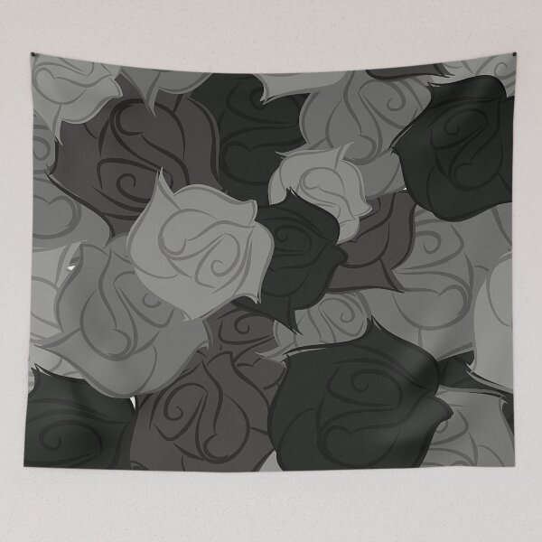 Item preview, Roses Black and White designed and sold by cutecrazytshirt.