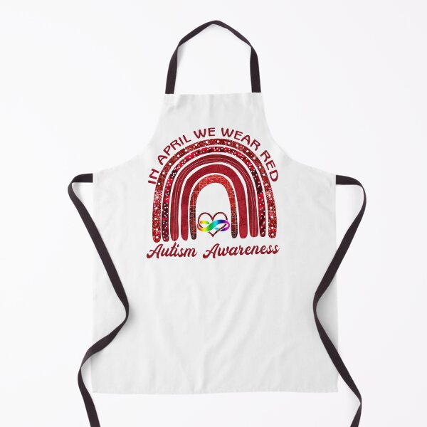 Item preview, In April We Wear Red Autism Awareness designed and sold by autlu.
