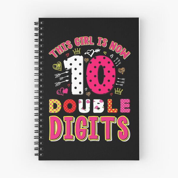 Item preview, This Girl Is Now 10 Double Digits Birthday Party Celebration Candle Celebrate Party 10 Years Old Blow Cake Blas designed and sold by shirti.