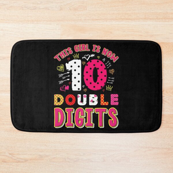 Item preview, This Girl Is Now 10 Double Digits Birthday Party Celebration Candle Celebrate Party 10 Years Old Blow Cake Blas designed and sold by shirti.