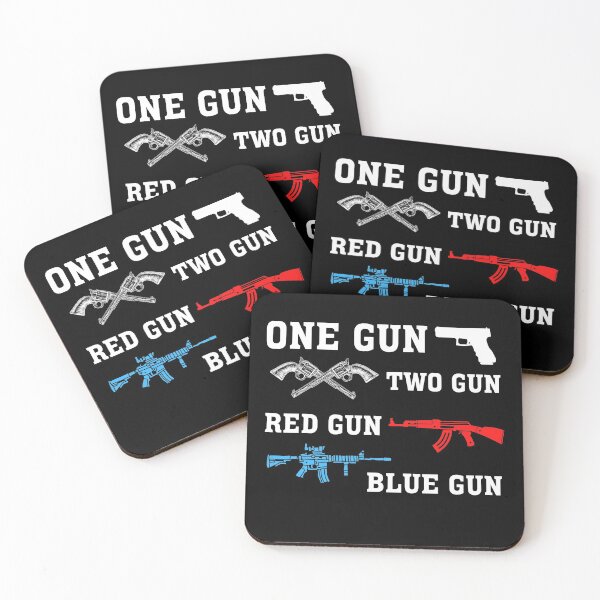 Item preview, One Gun Two Gun Red Gun Blue Gun designed and sold by Exey02.