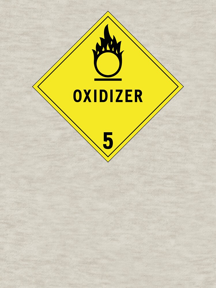 "HAZMAT Class 5.1 Oxidizing Agent" Zipped Hoodie by rubenwills Redbubble