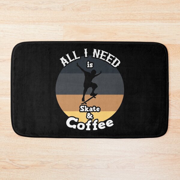 Item preview, Funny quotes, Skate and Coffee funny illustration  designed and sold by KO-Design.