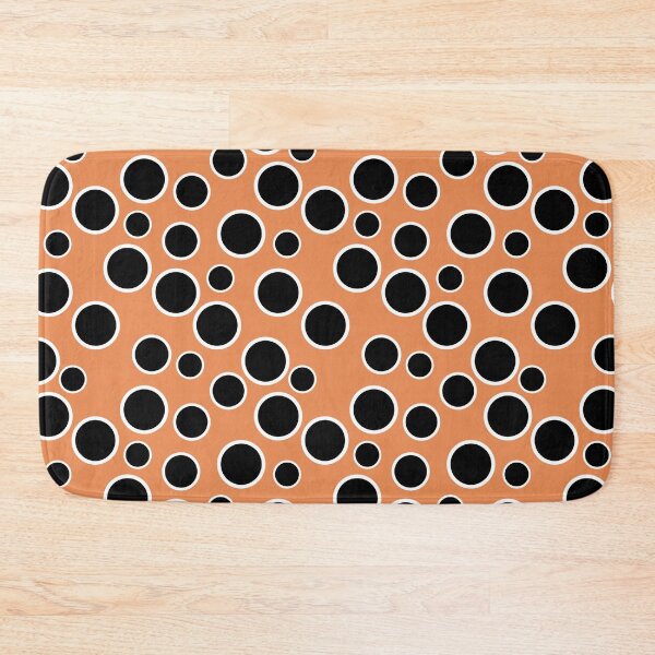 Item preview, Circle seamless pattern on orange background design designed and sold by seelya83.