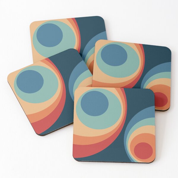 Item preview, Colorful retro circles design designed and sold by BattaAnastasia.