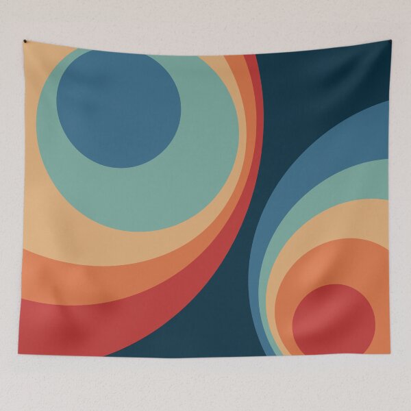 Item preview, Colorful retro circles design designed and sold by BattaAnastasia.