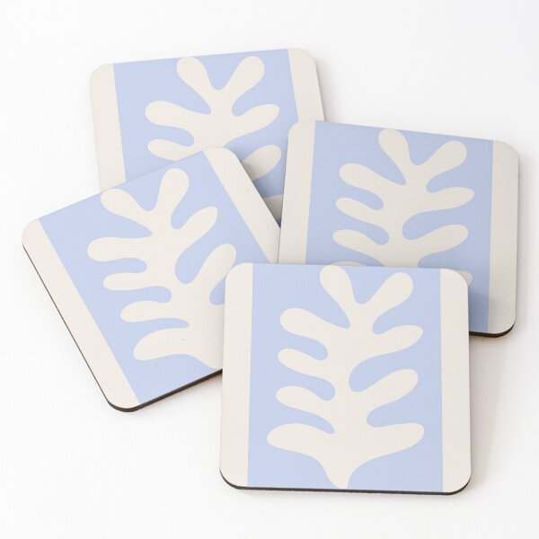 Aperçu de l'œuvre Fleur d'Henri Matisse. Découpes en papier Art bleu, Matisse Cutout's, Matisse one Flower créée et vendue par re-make-.