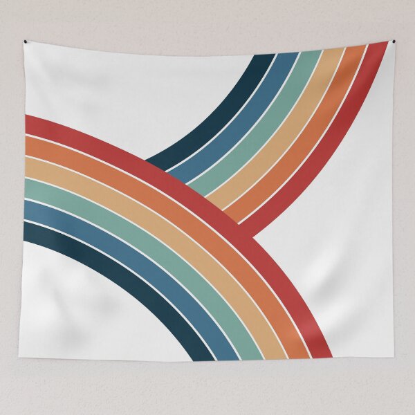 Item preview, Double retro style rainbow designed and sold by BattaAnastasia.