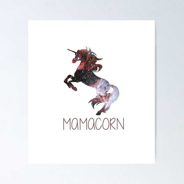 Aperçu de l'œuvre Mamacorn Galaxy pour la fête des mères créée et vendue par floating clouds⭐⭐⭐⭐⭐.