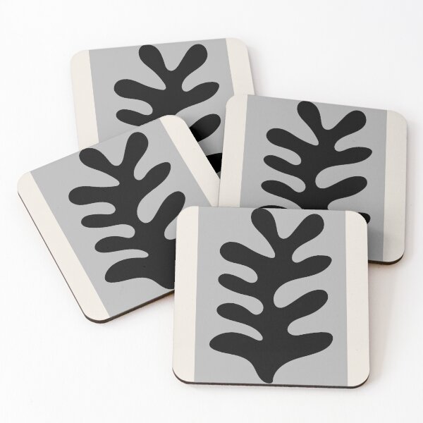 Item preview, Henri Matisse Flower. Paper Decoupes Art black gray back, Matisse Cutout's, Matisse one Flower designed and sold by re-make-.