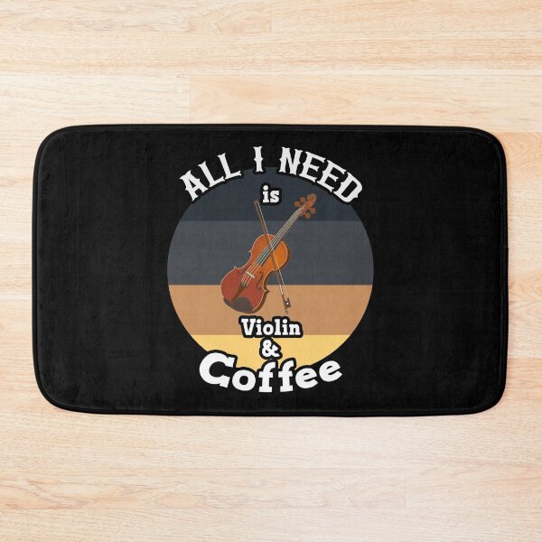 Item preview, Funny quotes, Violin and Coffee funny illustration  designed and sold by KO-Design.