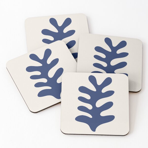 Item preview, Henri Matisse Flower. Paper Decoupes Art dark blue, Matisse Cutout's, Matisse one Flower designed and sold by re-make-.