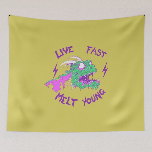 Item preview, Horror Live Fast. Melt Young. designed and sold by CekaTovi.