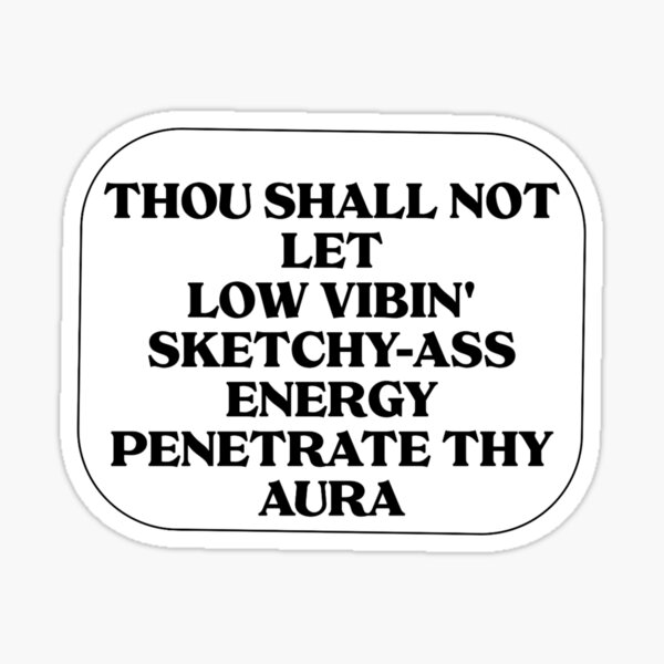 thou-shall-not-sticker-for-sale-by-artwistooo-redbubble