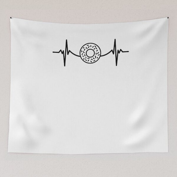 Item preview, Donut Heartbeat - Donut Gift For Donut Lover designed and sold by Anton Ashraf.