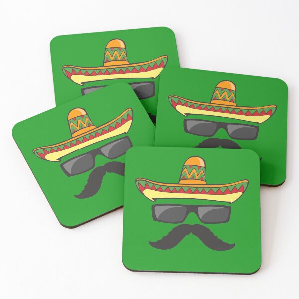 Item preview, Mexican Mustache Face Sunglasses Sombrero Funny Cinco De Mayo Party Gifts designed and sold by alenaz.