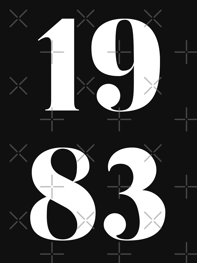 Thumbnail 7 of 7, Classic T-Shirt, 1983 birth year - born in 1983 designed and sold by Fatamimosh.