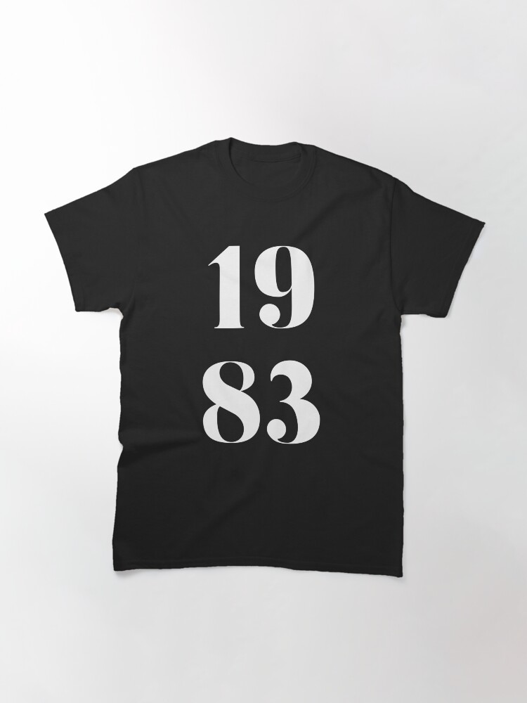 Thumbnail 3 of 7, Classic T-Shirt, 1983 birth year - born in 1983 designed and sold by Fatamimosh.
