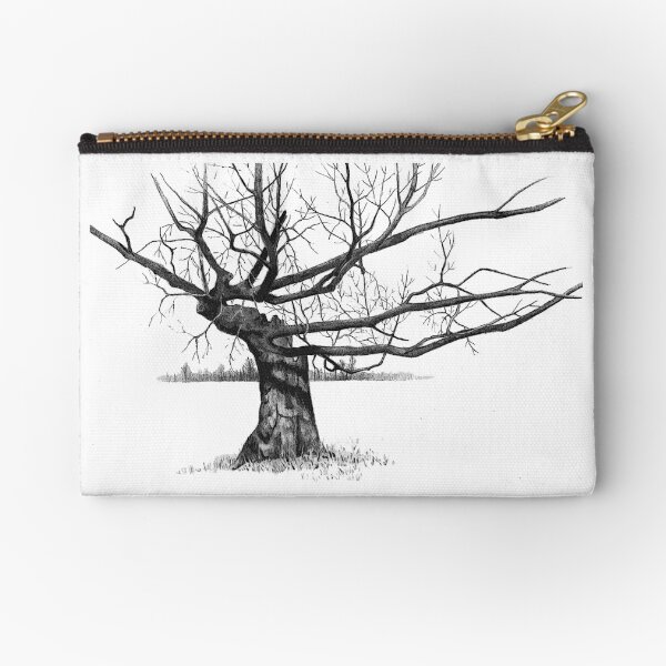 Item preview, Gnarly Tree with Twisted Branches, Pencil Drawing designed and sold by JoyfulWhimsy.