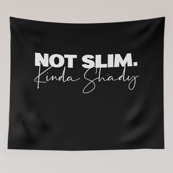 Item preview, Not Slim Kinda Shady Funn Tshirt designed and sold by ZachTheDesigner.
