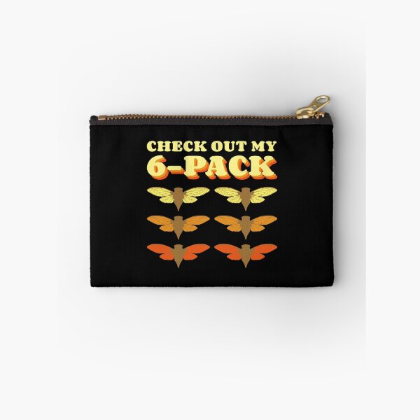 Item preview, Check Out My Six Pack Cicada Pun Hilarious Design graphic designed and sold by No Limits T-Shirts.