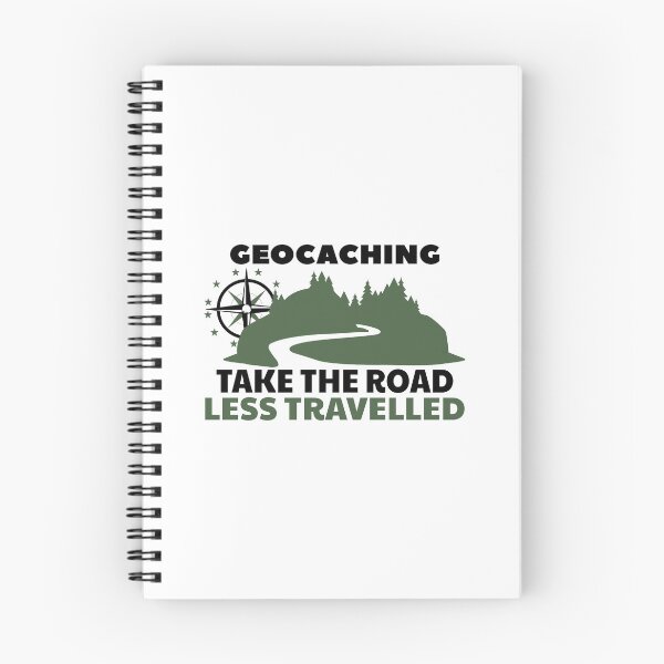 Item preview, Geocaching take the road less travelled designed and sold by portrait4you.