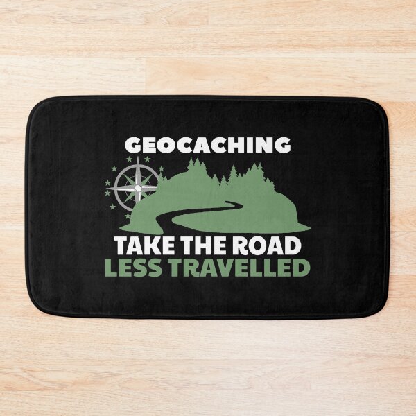 Item preview, Geocaching take the road less travelled designed and sold by portrait4you.