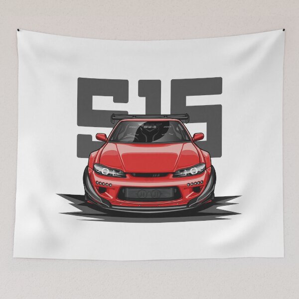 Item preview, Silvia S15 Front (Candy Red) designed and sold by JioojiProject.