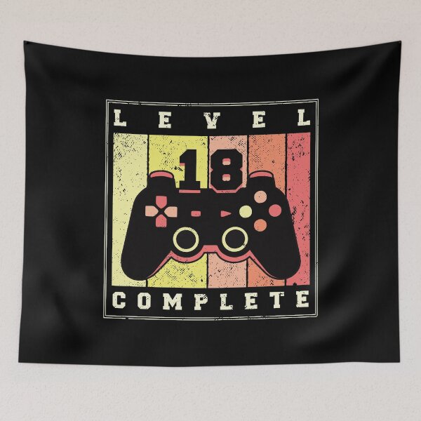 Item preview, Gamer 18th Birthday Gift Level 18 Complete designed and sold by Hoiho Adventure Shirts.