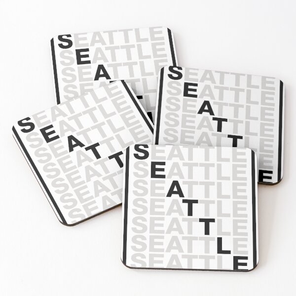 Item preview, SEATTLE, WASHINGTON - Minimalist City - Typography designed and sold by MajorPrints.