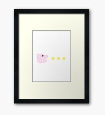 Pac-Pig Framed Print