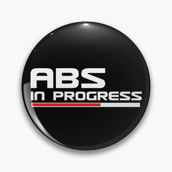 Item preview, Abs in progress text based design white mask designed and sold by wiggy38.