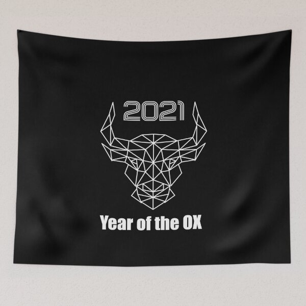Item preview, Ox Geometric Chinese New Year designed and sold by ElBeDesigns.