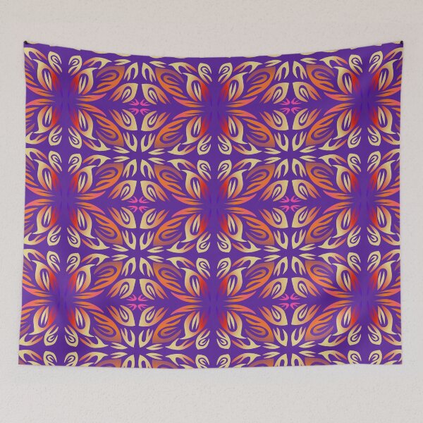 Item preview, duotone flower design designed and sold by Delicarte.