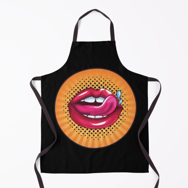 Item preview, mouth open, white teeth, sexy lips, cartoonist, pink nails, beautiful fingers designed and sold by NymphWareroom.