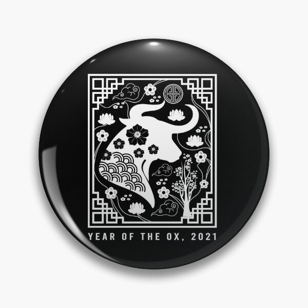 Item preview, Ox China New Year 2021 designed and sold by ElBeDesigns.