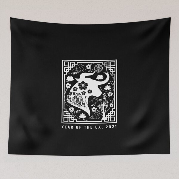 Item preview, Ox China New Year 2021 designed and sold by ElBeDesigns.